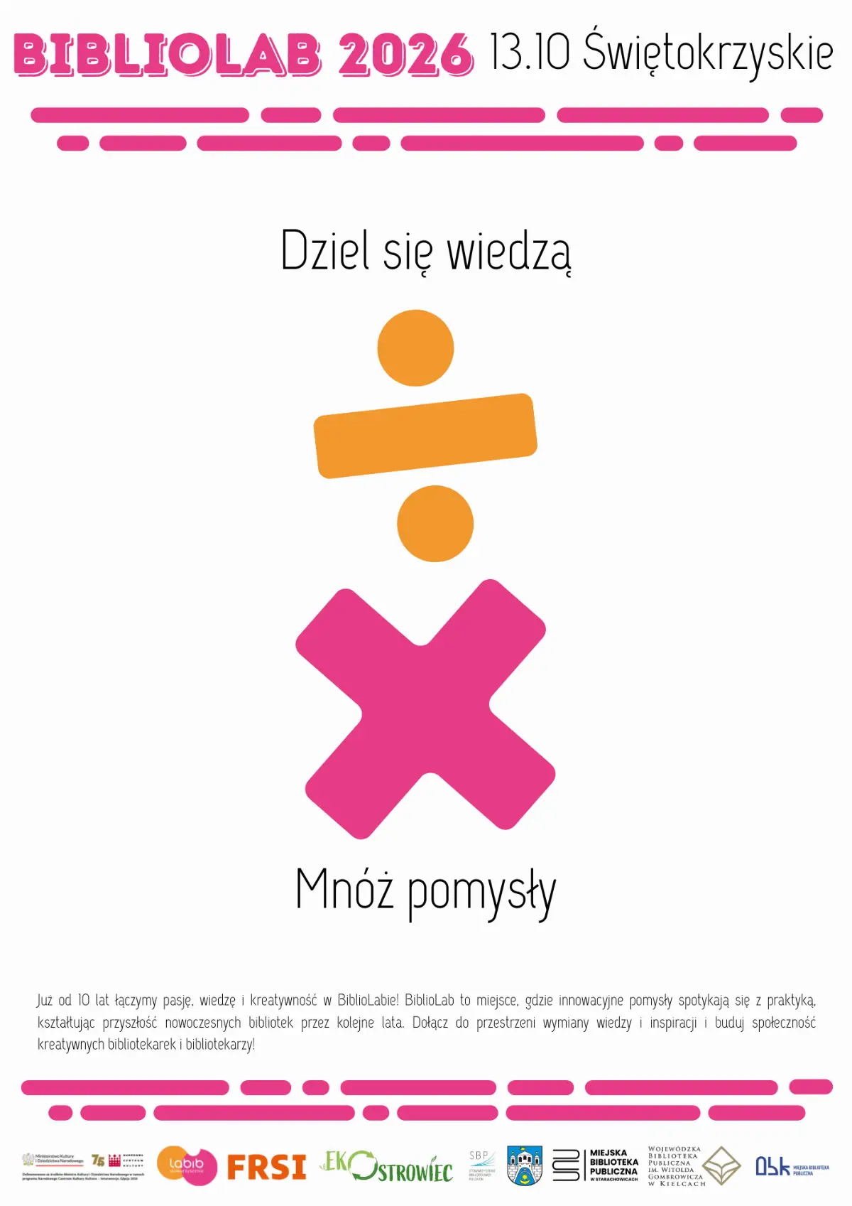 BiblioLAB 2026 – Wymiana wiedzy i innowacyjne pomysły