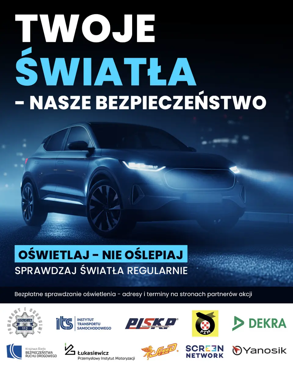 Kampania 'Twoje światła – Nasze bezpieczeństwo' w Ostrowcu Świętokrzyskim