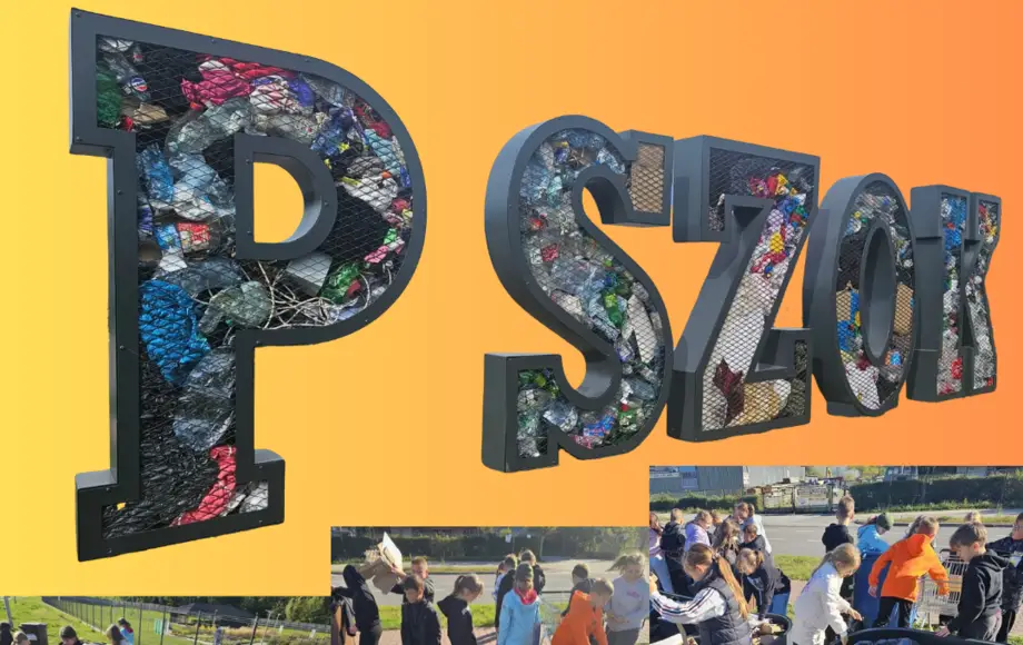 Nowa instalacja artystyczna przed PSZOK w Ostrowcu Świętokrzyskim promuje recykling